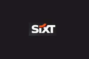 Una de las mejores empresas de alquiler de coches en Madrid es SIXT, logo