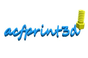 Una de las mejores empresas de impresión 3D en Madrid es ACFPRINT3D, logo